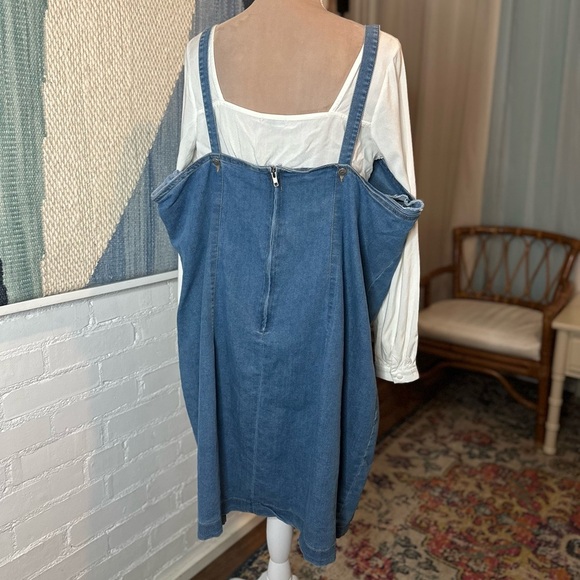 Highway Jeans Plus Size Stretch Denim Bodycon Dress - Picture 14 of 16